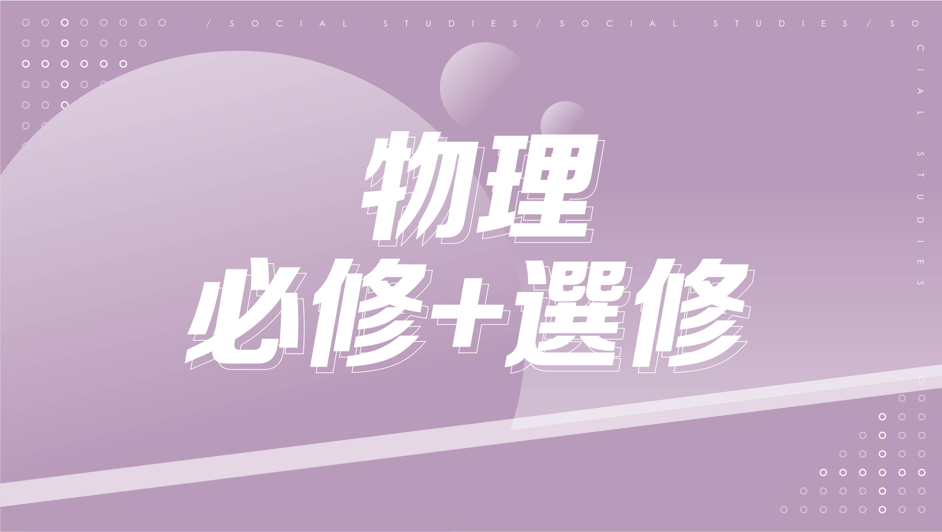 【116分科測驗】高中物理-必修+選修